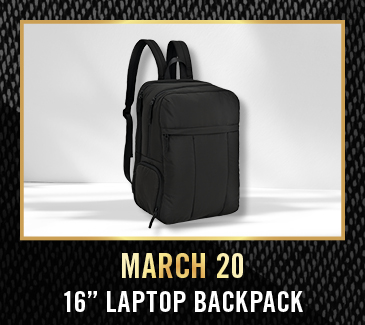 March 20 Gift Giveaway - Laptop Backpack