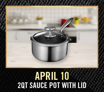 April 10 Gift Giveaway - 2 Qt Sauce Pot with Lid