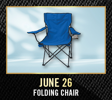 June 26 Gift Giveaway - Folding Chair June 26 Gift Giveaway - Folding Chair